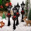 4Pcs Christmas Miniature Figurines For Resin Street Lamp Models Christmas CHK177 Carousel 6