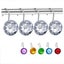 12Pcs Acrylic Rhinestone Curtain Hook Shower Rod Bathroom Shower Curtain CHK177 Carousel 2