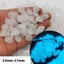 100pcs/300PCS Glow Pebbles Luminous Stones Glow Home Fish Tank Garden Dec CHK177 Carousel 5