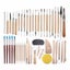 Ceramic Clay Tools Set Polymer Clay Tools Pottery Tools Set Wooden Potter CHK177 Carousel 1