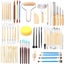 Ceramic Clay Tools Set Polymer Clay Tools Pottery Tools Set Wooden Potter CHK177 Carousel 2