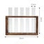 Newest Arrival Hydroponic Plants Container with Wood Frame Clear Glass Te CHK177 Carousel 6