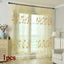 100x200cm Sunflower Print Window Panel Curtain Room Divider Tulle Sheer Curtain Carousel 1