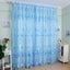 1PC Modern Tulle Curtains Purple Curtains Bedroom Door Short Kitchen Window Curt Carousel 3