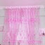 1PC Modern Tulle Curtains Purple Curtains Bedroom Door Short Kitchen Window Curt Carousel 4