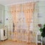 1PC Modern Tulle Curtains Purple Curtains Bedroom Door Short Kitchen Window Curt Carousel 7
