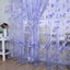 1PC Modern Tulle Curtains Purple Curtains Bedroom Door Short Kitchen Window Curt Carousel 9