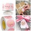 100-500pcs Thank You Sticker Envelope Seal Scrapbook Sticker Pink Heart C CHK177 Carousel 2