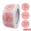 100-500pcs Thank You Sticker Envelope Seal Scrapbook Sticker Pink Heart C CHK177 Carousel 4