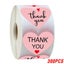 100-500pcs Thank You Sticker Envelope Seal Scrapbook Sticker Pink Heart C CHK177 Carousel 6