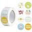 Gift Sealing Stickers 500pcs Thank You Love Design Diary Scrapbooking Sti CHK177 Carousel 1