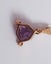 9ct Rose Gold 5CT Fancy Hexagonal Cut Amethyst & Orange Sapphire Pendant & Chain Carousel 9