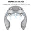 4D Electric Neck Massager Pulse Heated Back Shoulder Cervical Massage Carousel 4