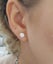 14k White Gold 2.05ctw Hearts & Arrows Round Brilliant Cut Diamond Stud Earrings Carousel 4