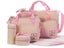 5PCS Multi Functional Mommy Bags Set Diapers Storgeage Handbag Kit Carousel 13