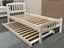 Single Bed with Mattress Solid Hardwood (without Drawers) Carousel 3