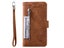Wallet Case PU Leather Phone Case for iPhone 13 Mini Brown Carousel 3