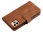 Wallet Case PU Leather Phone Case for iPhone 13 Mini Brown Carousel 4