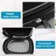 Pet Travel Carrier Collapsible Portable EVA Cat Bag with Mesh Windows -Black Carousel 5