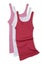 Bonds Girls 3 Pairs Teena Cotton Singlets Top Vest Kids Pink And White Carousel 5