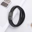 Mens Leather Bracelet With Magnetic Clasp Cowhide Multi-layer Braided Leather Me Carousel 3
