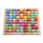 Kids Toys Educational Montessori Color Sorting Wooden Toys Clip Beads Math Toy Carousel 3
