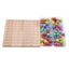 Kids Toys Educational Montessori Color Sorting Wooden Toys Clip Beads Math Toy Carousel 4
