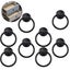 8pcs Vintage Cabinet Ring Knobs Round Antique Drawer Pulls Handle Carousel 2