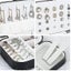 Travel Jewelry Organizer Cases With Doubel Layer For Womens Necklace Earrings Ri Carousel 3