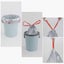 120 Pcs 45 x 50 cm Drawstring Trash Bags-Gray Carousel 6