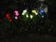 5 X 3LED Solar Powered Garden Decorations Lights Simulation Rose Flower Lamp Carousel 7