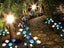 5 X 3LED Solar Powered Garden Decorations Lights Simulation Rose Flower Lamp Carousel 9