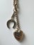 Antique Vintage 9k Yellow Gold Heart Locket & Horseshoe Pendant Charm Necklace Carousel 3