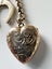 Antique Vintage 9k Yellow Gold Heart Locket & Horseshoe Pendant Charm Necklace Carousel 8