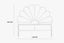 Headboard Queen White Carousel 2