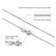 925 Sterling Silver Curb Link Chain with Bolt clasp (Width 1mm) Carousel 4