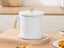 Small Grease Container Oil Strainer Oil Storage Container Oil Keeper White Carousel 5