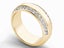 Ring CZ Diamond 14K Yellow Gold Plated /S9 Carousel 1