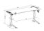 Loctek Stylish Angled Adjustable Gaming Desk Single-Motor Height Adjustable Carousel 3