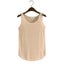 Women Slub Cotton Tank Top Sleeveless T Shirt Round Neck Loose Singlet Vest Tops Carousel 3