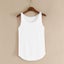 Women Slub Cotton Tank Top Sleeveless T Shirt Round Neck Loose Singlet Vest Tops Carousel 4