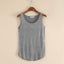 Women Slub Cotton Tank Top Sleeveless T Shirt Round Neck Loose Singlet Vest Tops Carousel 5