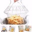 Foldable Steam Rinse Strain Fry French Chef Basket Cook Drainer Basket Carousel 2