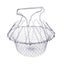 Foldable Steam Rinse Strain Fry French Chef Basket Cook Drainer Basket Carousel 9