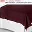 Grand Aterlier 100% Pima Cotton Flat Sheet Burgundy Double Carousel 2