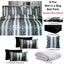 8 Pce Bed in a Bag Set Snake Skin Black Carousel 2