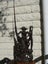 Fisherman with rod / Handmade wooden statue / Indonesian wood 64.5cm. Carousel 1