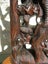 Fisherman with rod / Handmade wooden statue / Indonesian wood 64.5cm. Carousel 3