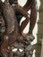 Fisherman with rod / Handmade wooden statue / Indonesian wood 64.5cm. Carousel 4