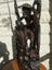 Fisherman with rod / Handmade wooden statue / Indonesian wood 64.5cm. Carousel 5